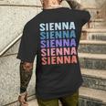 Divertido Regalo Nombre Sienna Personalizado Primer Nombre Camiseta Hombre Estampado Espalda Regalos para él