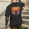 Divertimento Estivo In Spiaggia Tramonto T-shirt da uomo con stampa posteriore Regalos para él