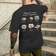 Döner Dinge Die Ich In Meiner Freizeit Tue T-Shirt mit Rückendruck Geschenke für Ihn