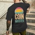 Donna Collezionismo Di Monete Coin Master Con Collo A T-shirt da uomo con stampa posteriore Regalos para él