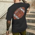 Dot Day Polka Dot American Football Lover Player Men's T-shirt Back Print Gifts for Him