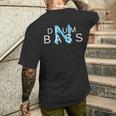 Drum And Bass Liquid Dnb T-Shirt mit Rückendruck Geschenke für Ihn