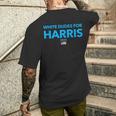 Dudes For Harris 2024 T-Shirt mit Rückendruck Geschenke für Ihn