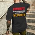 Dummheit Kissen Keine Grenzen T-Shirt mit Rückendruck Geschenke für Ihn