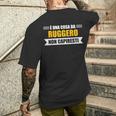 È Una Cosa Da Ruggero Non Capiresti Nome Divertente T-shirt da uomo con stampa posteriore Regalos para él
