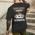 Echte Kerle Fahren Motorhome T-Shirt mit Rückendruck Geschenke für Ihn