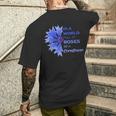 In Einer Weltoller Roses Sei Ein Kornblume In A World Full S T-Shirt mit Rückendruck Geschenke für Ihn