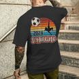 Einschulung Schulkind 2024 School Cone Boy Footballintage T-Shirt mit Rückendruck Geschenke für Ihn