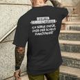 Eisenbahner Zugverkehr Gestellen T-Shirt mit Rückendruck Geschenke für Ihn