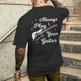 El Guitarrista Que Dice Que La Guitarra Eléctrica Camiseta Hombre Estampado Espalda Regalos para él