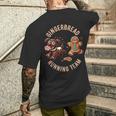 Équipe De Course De Noël Amusante En Pain D'épice Pour Les Amoureux Des Chiens T-shirt imprimé au dos Cadeaux pour lui