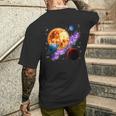 Espacio Motivo Galaxia Planeta Sol Universo Sistema Solar Camiseta Hombre Estampado Espalda Regalos para él