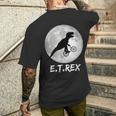 ET Rex Drôle Dinosaure T-Rex Surélo Sur La Lune T-shirt imprimé au dos Cadeaux pour lui