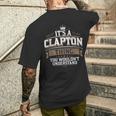 Ewd E' Una Cosa Clapton Che Non Capiresti T-shirt da uomo con stampa posteriore Regalos para él