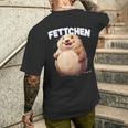 Fett Ferret Marten Animals Fetti T-Shirt mit Rückendruck Geschenke für Ihn