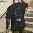 Ficko S T-Shirt mit Rückendruck Geschenke für Ihn