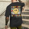 First Day Of School Vibes Back To School Teachers Students Men's T-shirt Back Print Gifts for Him