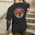 Flat Earth Society Teoria Del Complotto Modello Regalo T-shirt da uomo con stampa posteriore Regalos para él