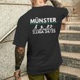 Football Kicken Club Münster Fan Heimat Westfalen Aufstieg T-Shirt mit Rückendruck Geschenke für Ihn