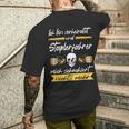 Forklift Ich Binerheiratet Und Forklift Driver T-Shirt mit Rückendruck Geschenke für Ihn