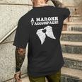 Frase In Dialetto Napoletano A Maronn T'accumpagn Italiano T-shirt da uomo con stampa posteriore Regalos para él