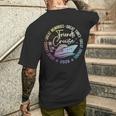 Friends Cruise 2025 Vacation Trip Cruising Friends Matching Men's T-shirt Back Print Gifts for Him