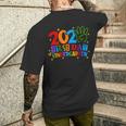 Back To School Happy First Day Of Kindergarten 2024 Men's T-shirt Back Print Gifts for Him