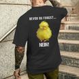 Cute Bird T-Shirt mit Rückendruck Geschenke für Ihn