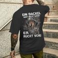 Dachshund Ein Dackel Geht Nicht Gassi Er Rücktor Ein Dachshund T-Shirt mit Rückendruck Geschenke für Ihn