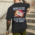 Saying Band Salad 80S 90S Retro Cassette T-Shirt mit Rückendruck Geschenke für Ihn