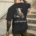 Sheep Sheep Sagittarius Sniper Sheep Sniper T-Shirt mit Rückendruck Geschenke für Ihn