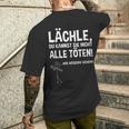 Smile Du Kannst Sie Kannst Sie Nicht Alle Köten T-Shirt mit Rückendruck Geschenke für Ihn