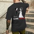 Game Over Wedding Groom Jga T-Shirt mit Rückendruck Geschenke für Ihn