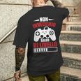 Gamingideogiocatore Non Invecchio Salgo Di Livello T-shirt da uomo con stampa posteriore Regalos para él