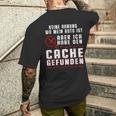 Geocaching No Ahnung Wo Mein Auto Ist T-Shirt mit Rückendruck Geschenke für Ihn