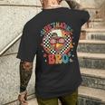 Give Thanks Bro Cute Turkey Toddler Thankful Thanksgiving Men's T-shirt Back Print Gifts for Him