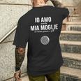 Golfisti Regali Divertente Giocatore Golf Mia Moglie & Golf T-shirt da uomo con stampa posteriore Regalos para él