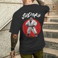 Gorilla Judoka Judo T-Shirt mit Rückendruck Geschenke für Ihn