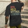 Grandpa Held T-Shirt mit Rückendruck Geschenke für Ihn