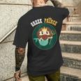 Greco Prince Grecia T-shirt da uomo con stampa posteriore Regalos para él
