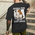 Guinea Pigs Are My Spirit Animal Porcellino D'india T-shirt da uomo con stampa posteriore Regalos para él