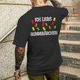 Gummy Bears Ich Liebe Gummärchen T-Shirt mit Rückendruck Geschenke für Ihn