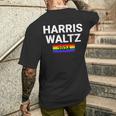 Harris Waltz 2024 Gay Pride Lgbt Wahl Harris Waltz 2024 T-Shirt mit Rückendruck Geschenke für Ihn