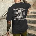 Heads Carolina Tail California Retro Vintage Country Men's T-shirt Back Print Gifts for Him