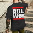 Hessisch Äbl Woi Apfelwein Äppler Oder Bembel T-Shirt mit Rückendruck Geschenke für Ihn