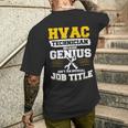 Hlk-Techniker Weil Genie Keine Offizielle Jobbezeichnung Ist T-Shirt mit Rückendruck Geschenke für Ihn