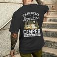 Ich Bin Dieser Legendäre Camperon Dem Alle Reden Wohnmobil German T-Shirt mit Rückendruck Geschenke für Ihn