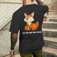 Ich Bin Halt Ein Fuchs Slogan Schlauer Fox T-Shirt mit Rückendruck Geschenke für Ihn