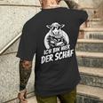 Ich Bin Hier Der Schäf T-Shirt mit Rückendruck Geschenke für Ihn