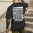 Ich Bin Informatiker Nerd Programmer Slogan T-Shirt mit Rückendruck Geschenke für Ihn